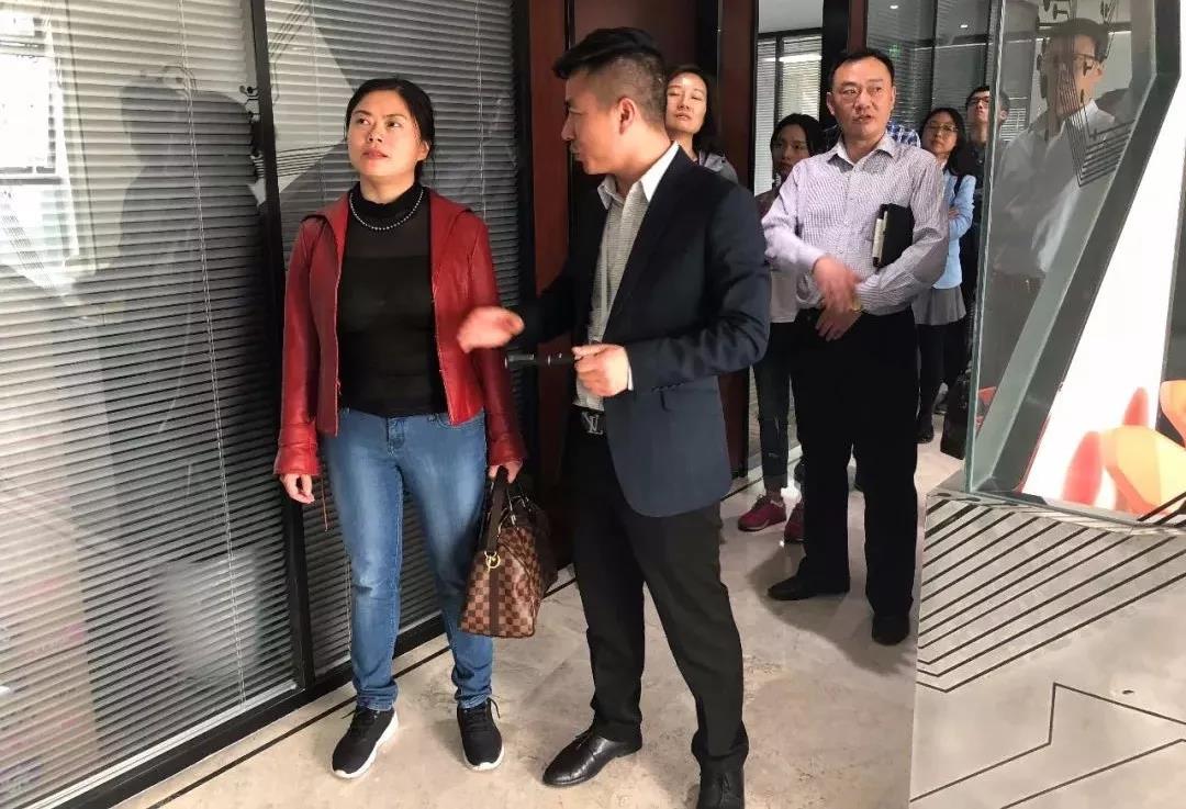 成都市委宣传部考察团一行调研博鱼网页版视觉文创产业园区