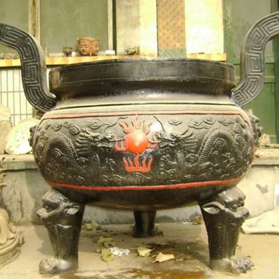 大型铜雕宗教寺庙圆形鼎博鱼网页版