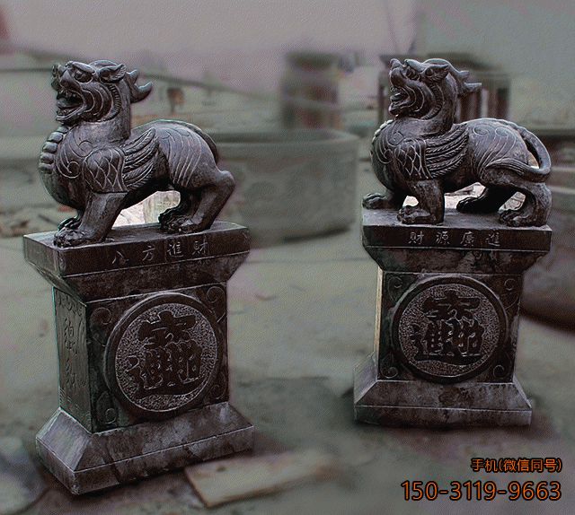招财进宝貔貅_小区企业仿古动物石雕博鱼网页版