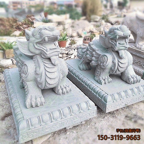 大理石风水貔貅_商场大门招财辟邪神兽动物博鱼网页版