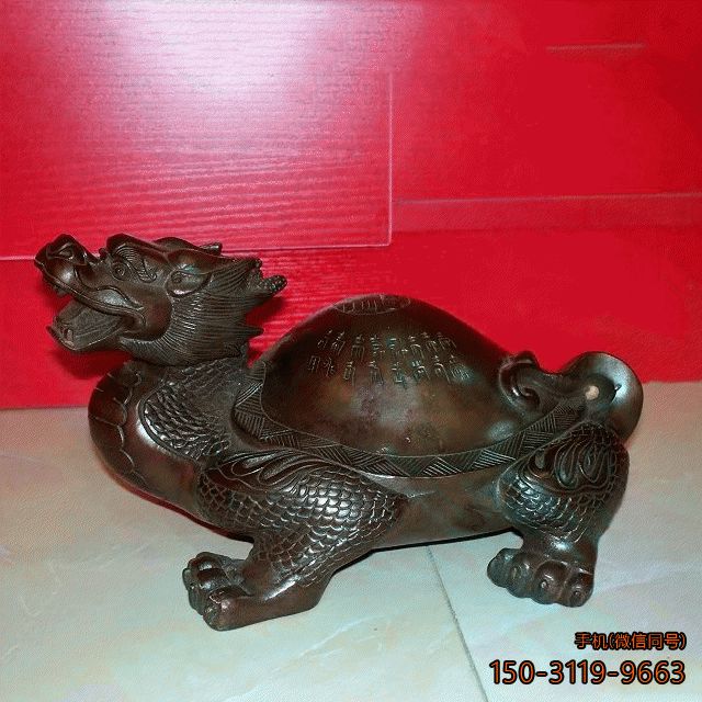 铸铜龙龟工艺摆件博鱼网页版