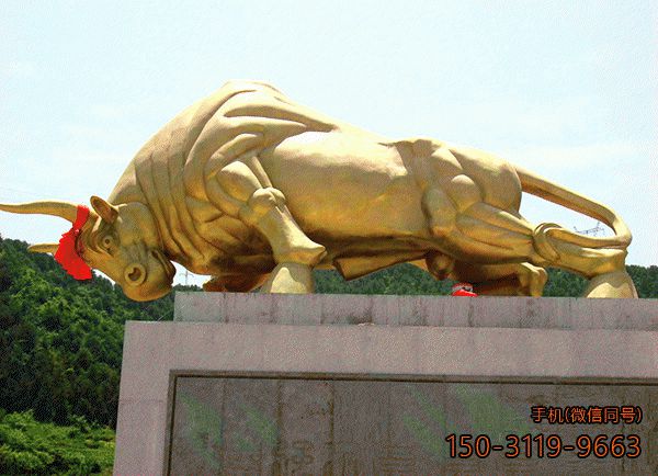拓荒牛铜雕景观博鱼网页版