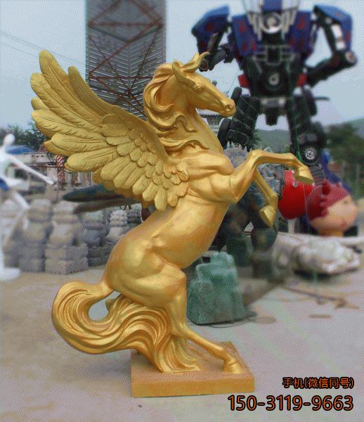 玻璃钢仿铜鎏金飞马博鱼网页版