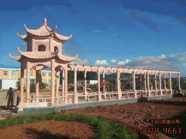 公园园林长廊凉亭_专业厂家按需定制博鱼网页版
