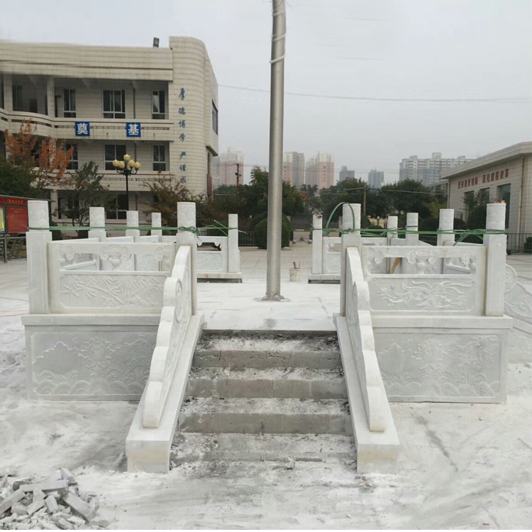 学校升旗台_雕花石刻板材