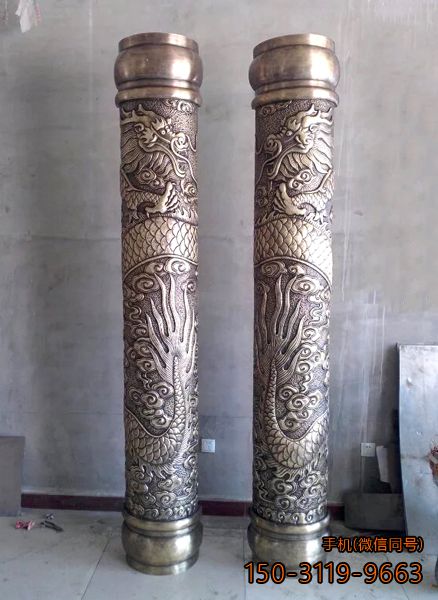 铜雕龙柱博鱼网页版