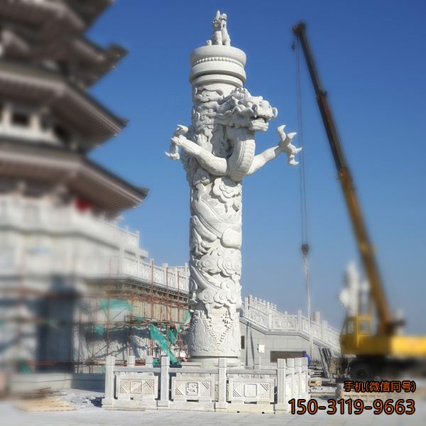 华表石雕_城市景观建设柱子