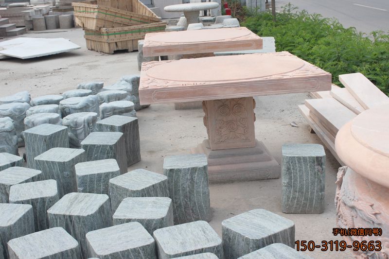 方桌方凳_大理石简约石桌凳博鱼网页版