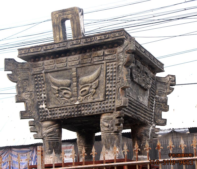 铸铜方鼎景观博鱼网页版