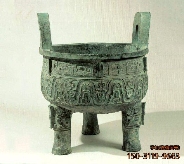 三足青铜鼎_铸铜仿古做旧工艺鼎博鱼网页版