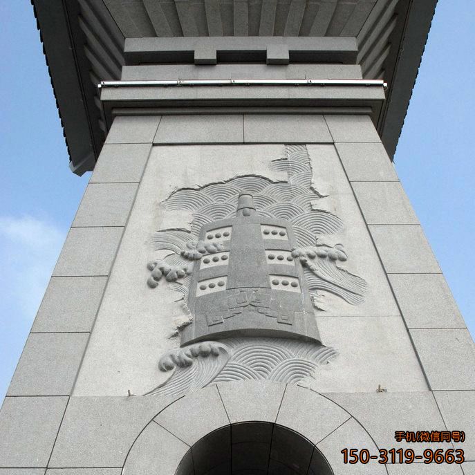 钟形石刻浮雕装饰博鱼网页版