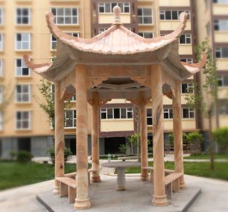 石雕凉亭的特点