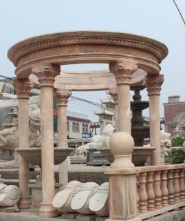 现代亭子欧式西方风格石亭子-圆明园石亭子样式