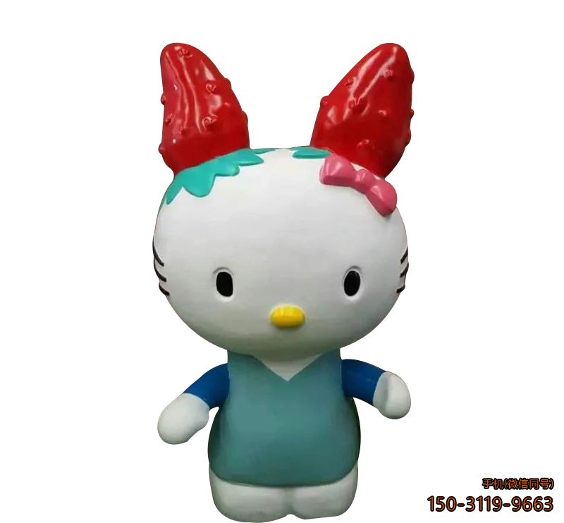 kitty猫_玻璃钢游乐场卡通动物博鱼网页版