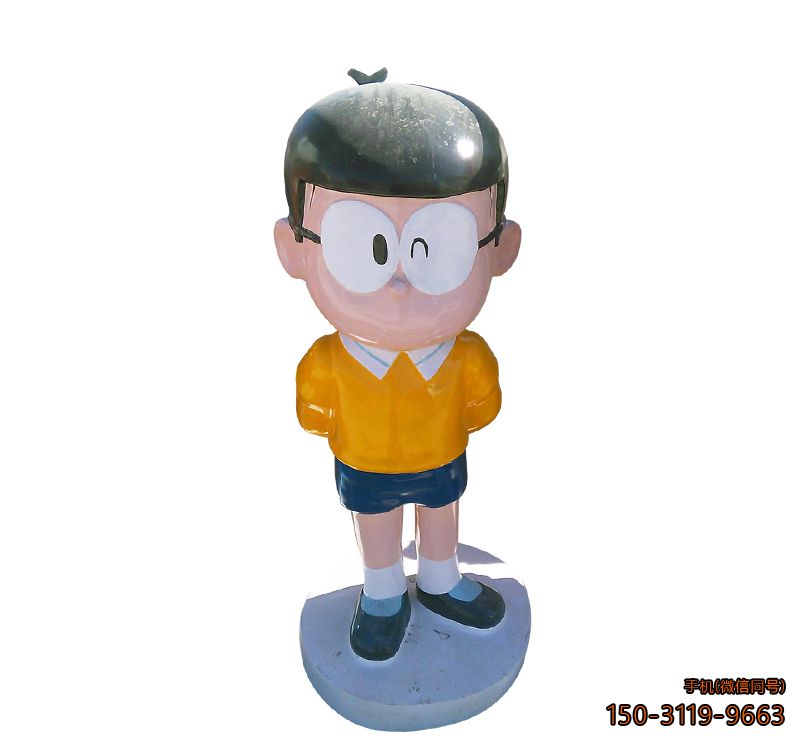 玻璃钢大雄_幼儿园人物塑像博鱼网页版