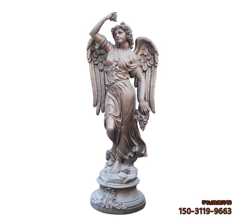仿铜天使_园林西方人物塑像博鱼网页版