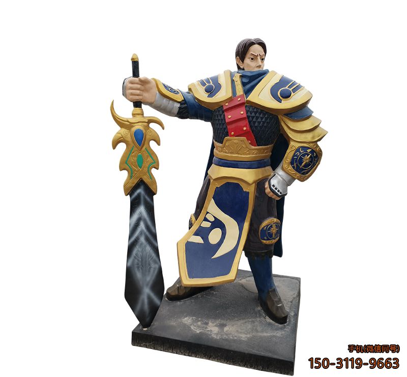 玻璃钢盖伦_游乐场卡通人物博鱼网页版