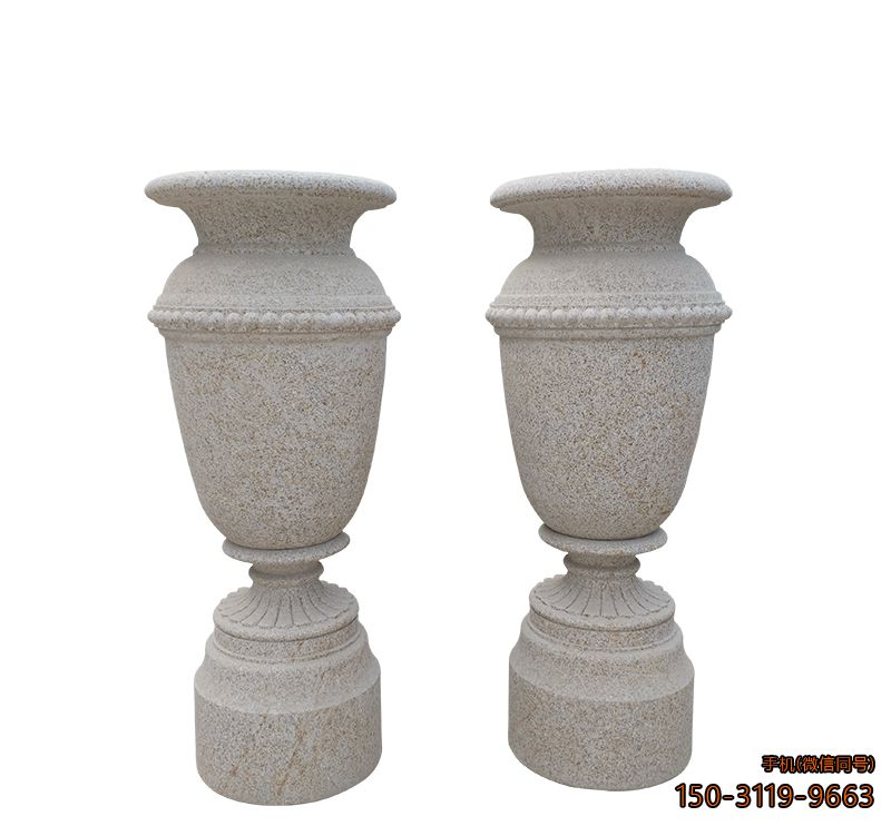 大理石花钵_公园园林花钵摆件博鱼网页版