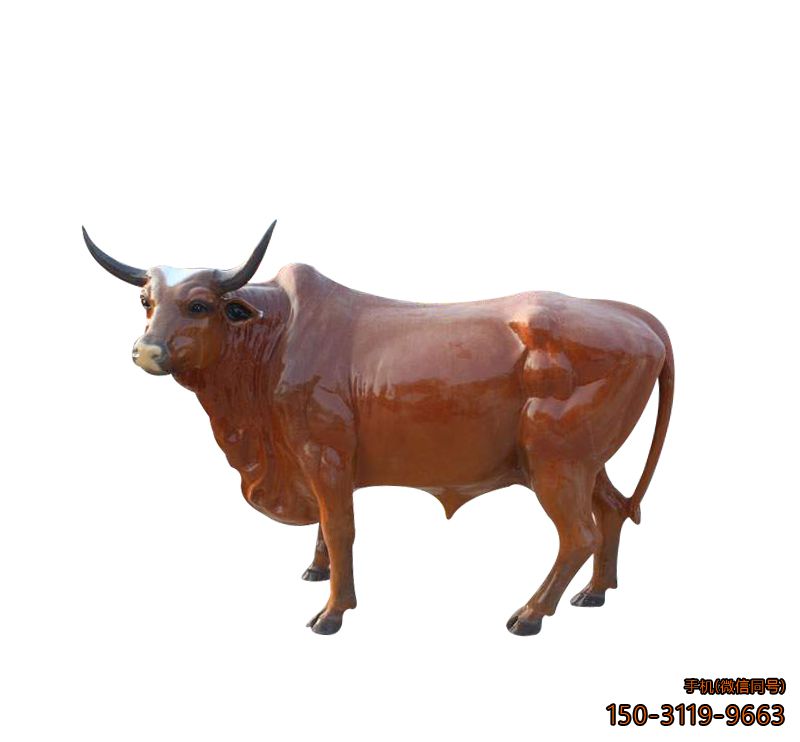 玻璃钢黄牛_广场景点动物牛博鱼网页版