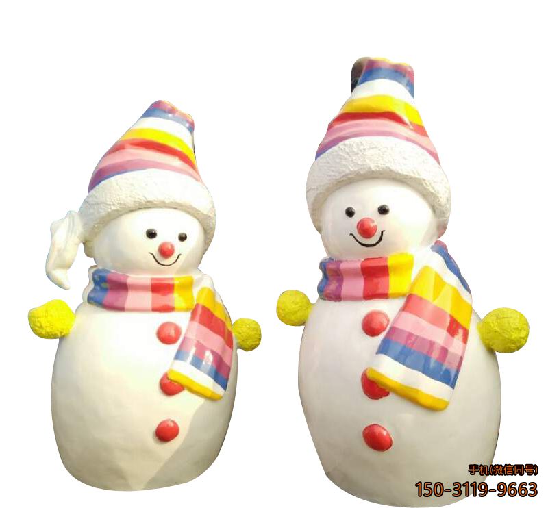 游乐场卡通雪人摆件博鱼网页版