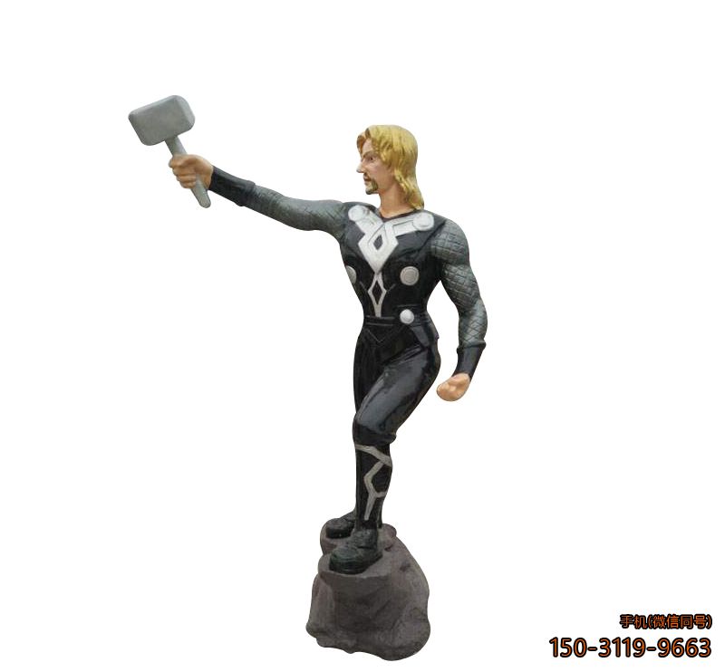 雷神塑像_游乐场卡通人物博鱼网页版