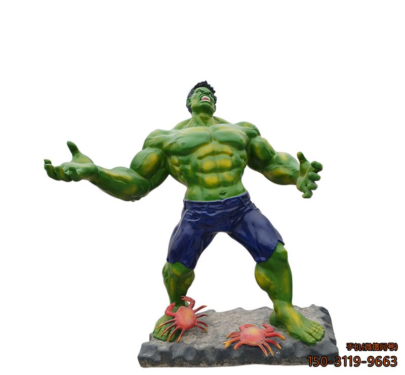 玻璃钢绿巨人_游乐场卡通人物博鱼网页版