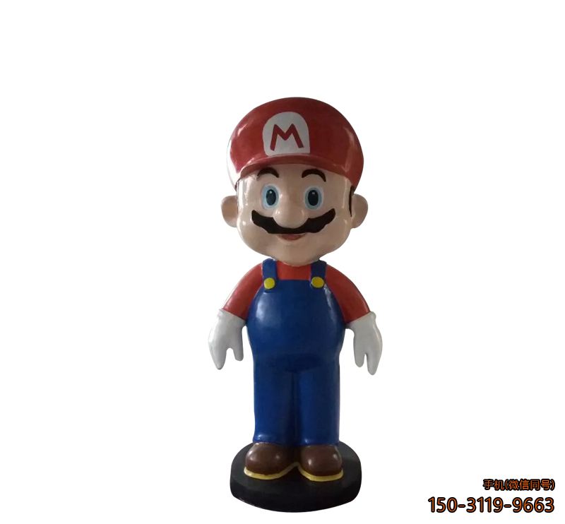 玻璃钢玛丽奥_游乐场卡通人物