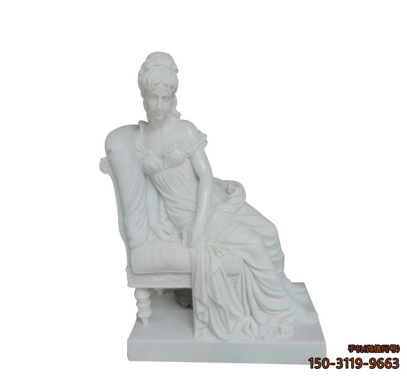 汉白玉美女_商场侧坐人物博鱼网页版