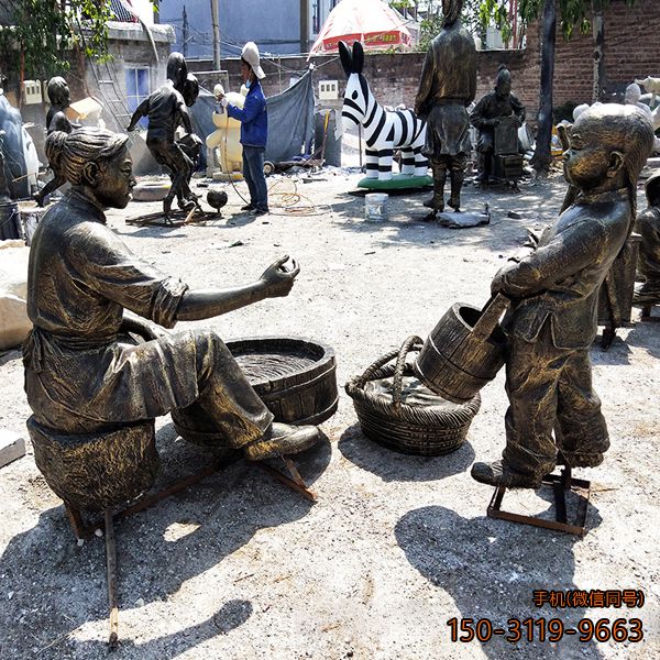 洗衣服_民俗文化主题景观博鱼网页版小品