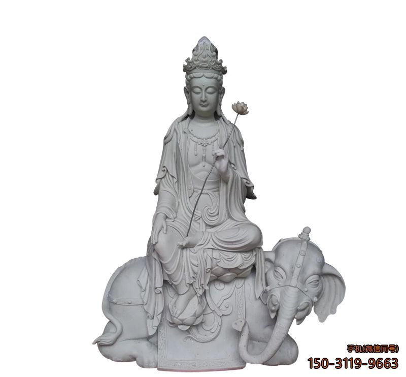 普贤菩萨像_寺庙汉白玉菩萨佛像博鱼网页版