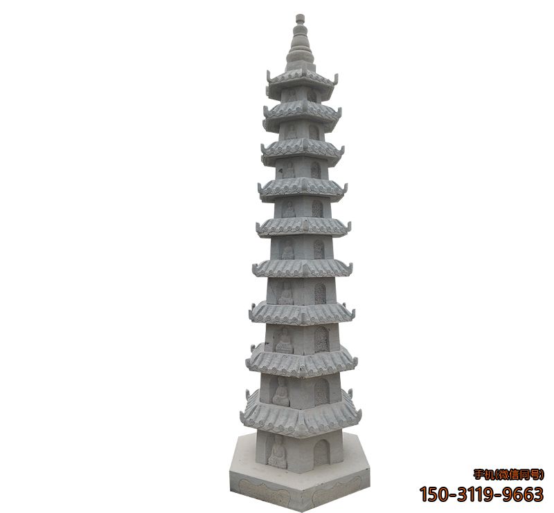 大理石舍利塔_寺庙宗祠景观摆件