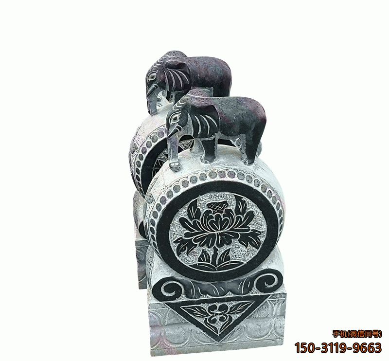 大理石门墩_城市企业门口大象石门墩博鱼网页版