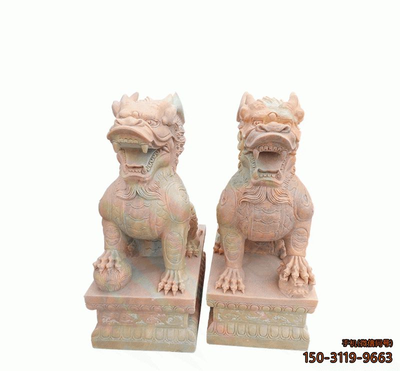晚霞红麒麟_城市小区门口动物麒麟博鱼网页版