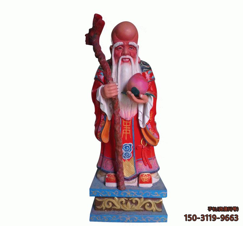 玻璃钢寿星公佛像_寺庙宗祠彩绘佛像博鱼网页版