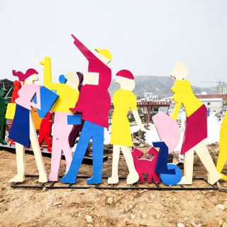 不锈钢人物博鱼网页版在城市中起到怎样的作用