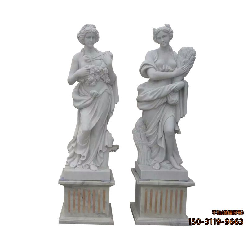 汉白玉西方女神_城市广场西方人物博鱼网页版