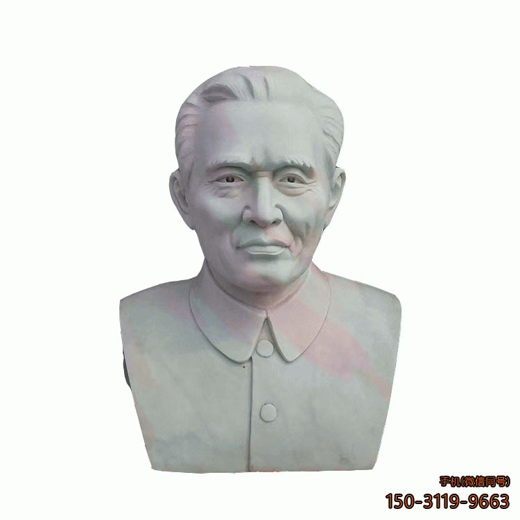 汉白玉石雕头像_校园名人半身胸像博鱼网页版