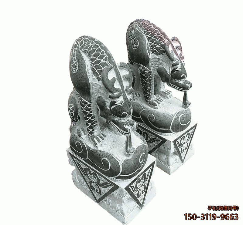 大理石吸水兽_园林公园动物石雕博鱼网页版