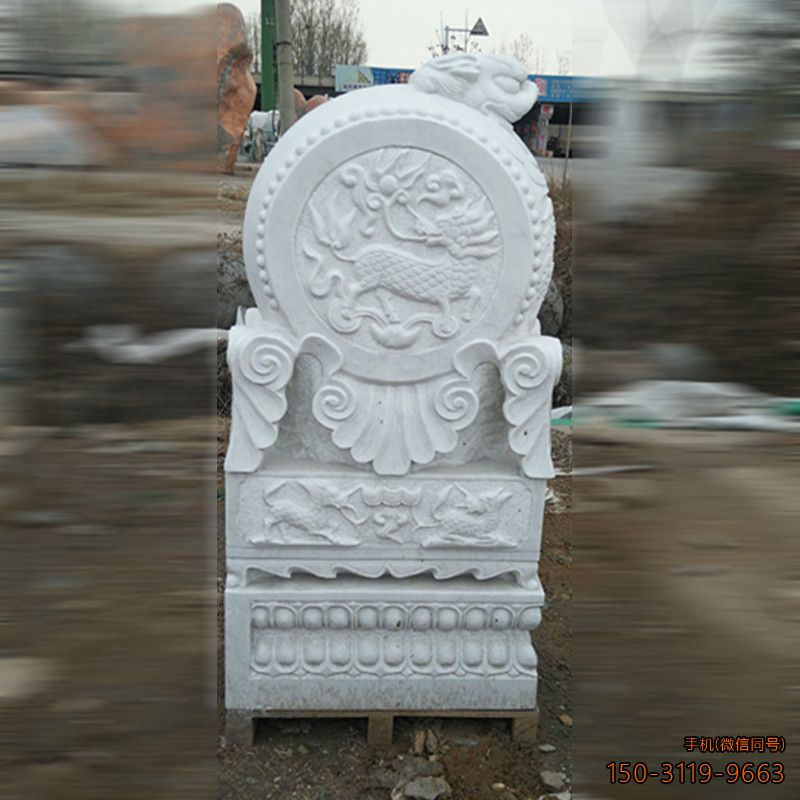 抱鼓石博鱼网页版汉白玉门墩