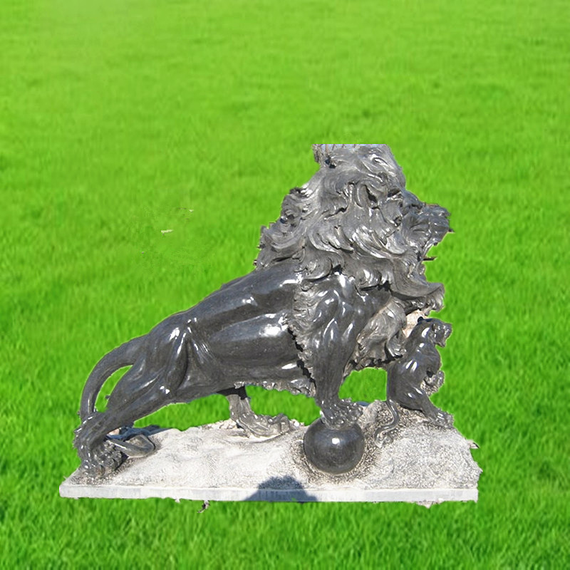 踩球西洋狮石雕大理石动物博鱼网页版