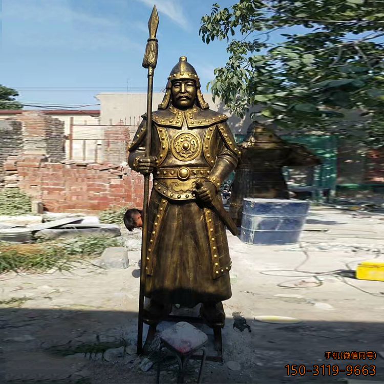 古代将士玻璃钢仿铜人物博鱼网页版