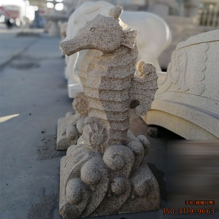 海马喷泉小区景观石雕博鱼网页版