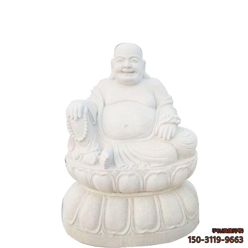 汉白玉大肚弥勒佛坐式佛像博鱼网页版