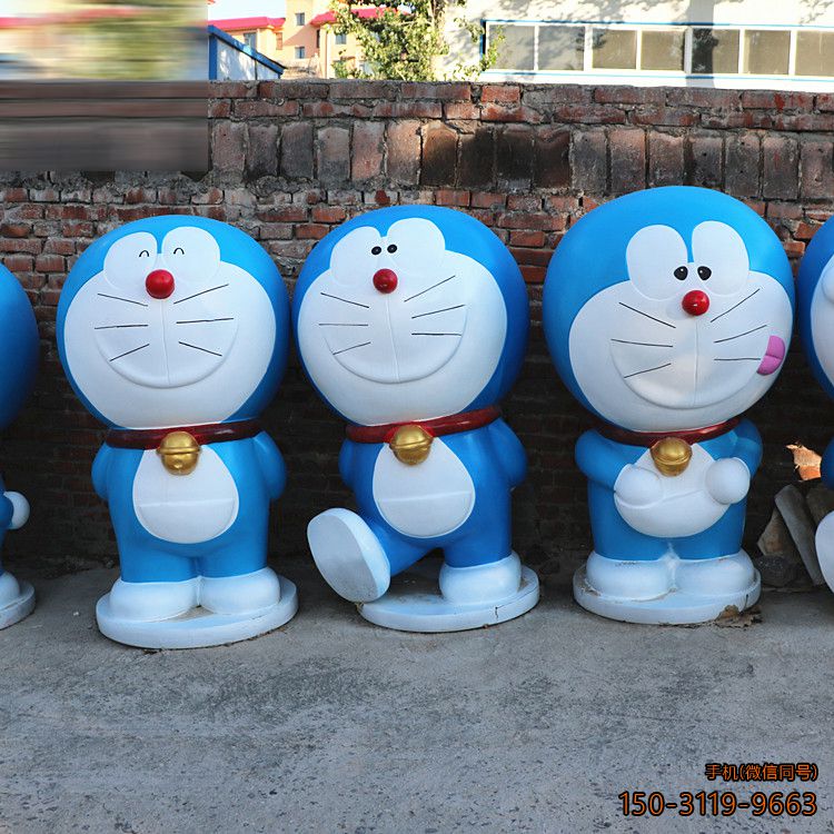 机器猫玻璃钢卡通博鱼网页版