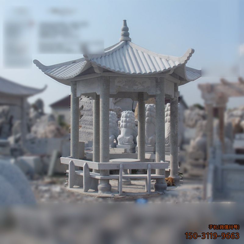 六角亭子青石凉亭博鱼网页版