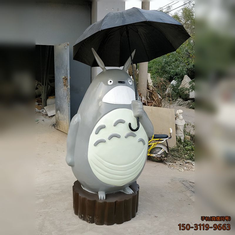 龙猫博鱼网页版玻璃钢卡通动画人物