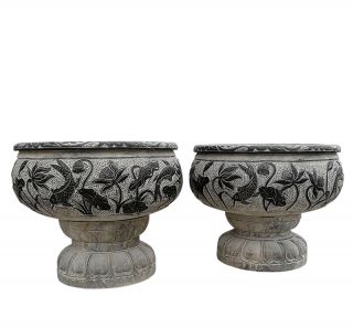 石雕花盆怎样选择？