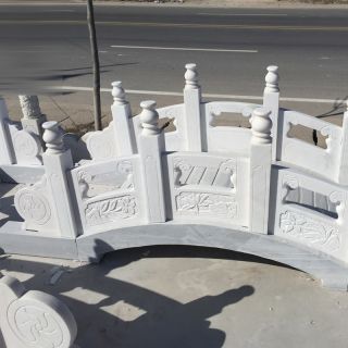  景观桥栏杆石拱桥-北京颐和园景观桥和赵州桥样式图片制作 