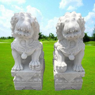 手工制作石雕狮子