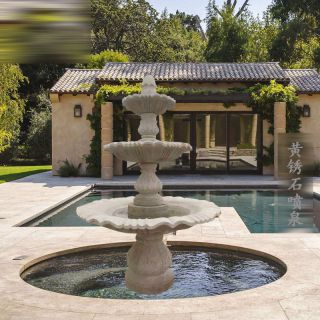 砂岩喷泉的优点